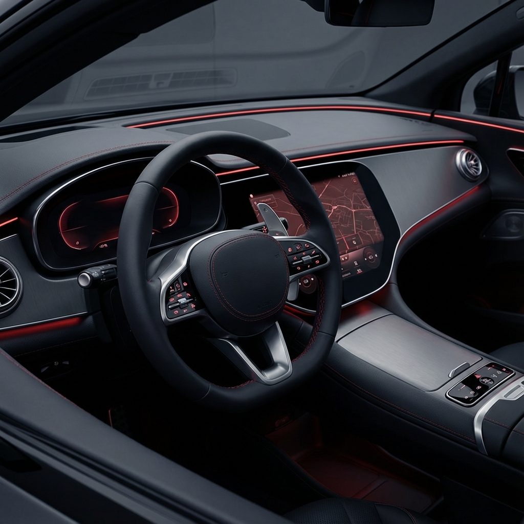 Intérieur de voiture impeccable